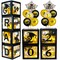 Graduation Decorations 2026-Graduation Party Decorations,Graduation Balloons Boxes(4PCS) with LED Light Strings & Letters 2026 GRAD So Proud of You,Party Favors For Any Grades Class.